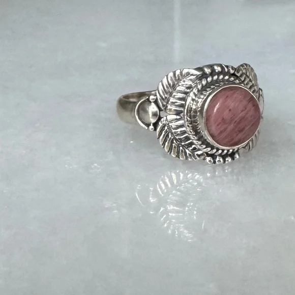 NWOT Sundance In the Tropics Ring, Guava Quartz, Sterling Silver